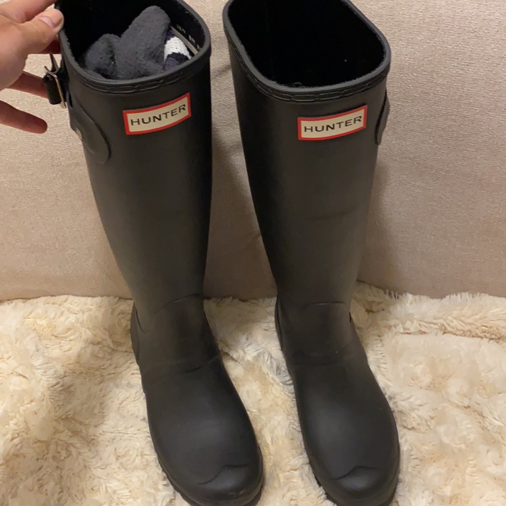 Hunter Original Tall'Rain Boot with Winter liners